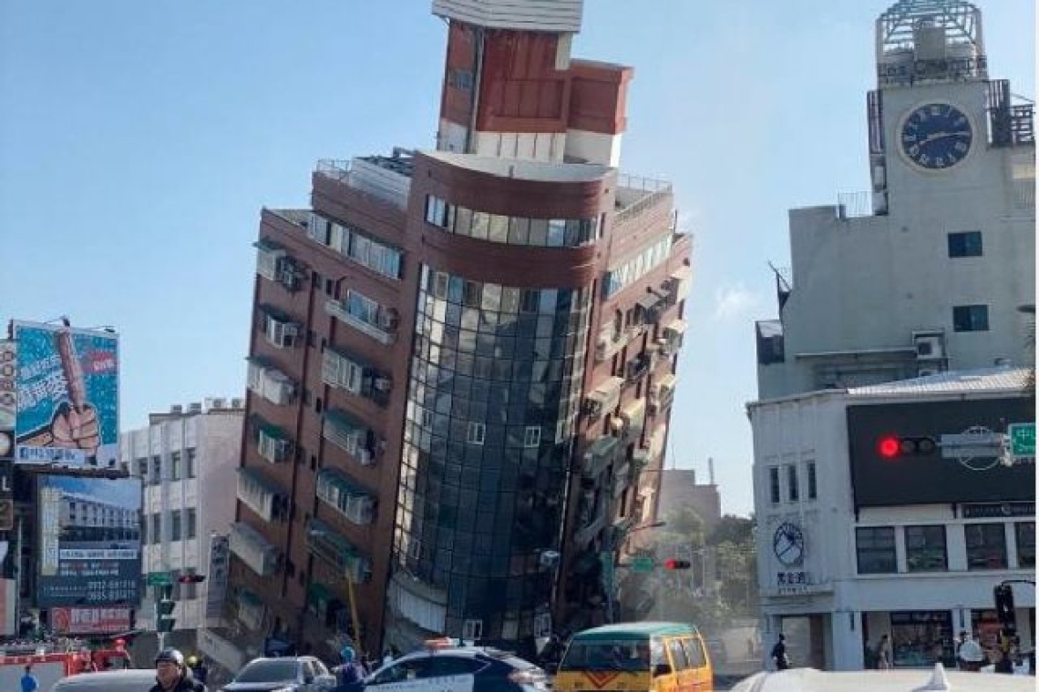 Τουλάχιστον 4 νεκροί και 50 τραυματίες από τον φονικό σεισμό στην Ταϊβάν – Κτίρια κατέρρευσαν