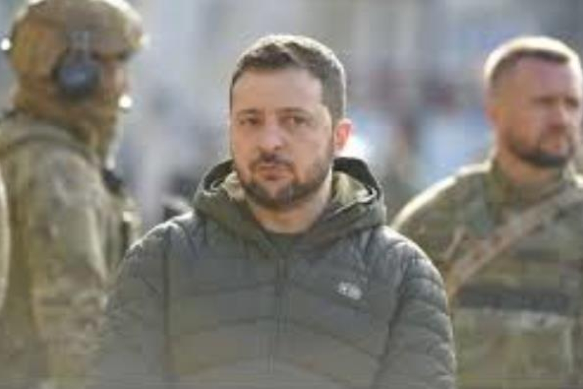 Ζελένσκι: Επισκέφθηκε τα αμυντικά έργα στην περιοχή του Χαρκόβου
