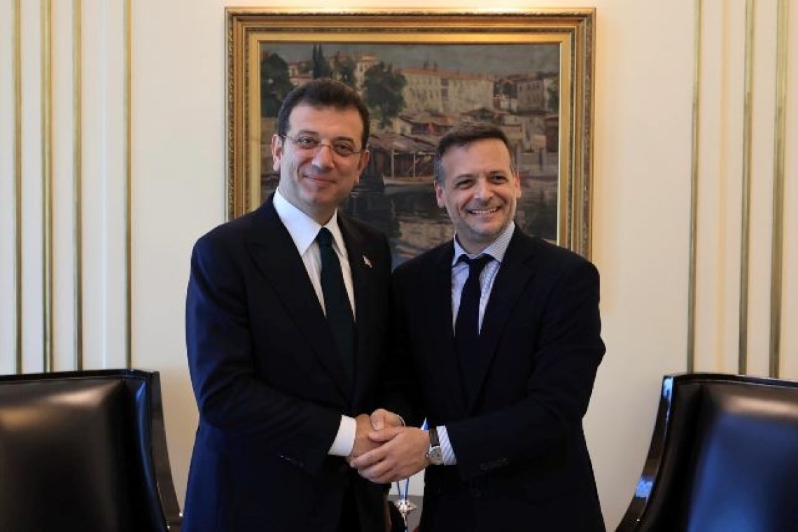Συνάντηση Δημάρχου Αθηναίων, Χάρη Δούκα, με τον Δήμαρχο Κωνσταντινούπολης, Εκρέμ Ιμάμογλου