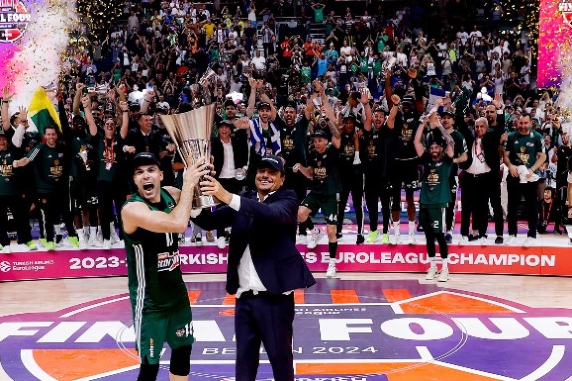 Ο Παναθηναϊκός AKTOR σήκωσε το 7ο στον ουρανό του Βερολίνου 