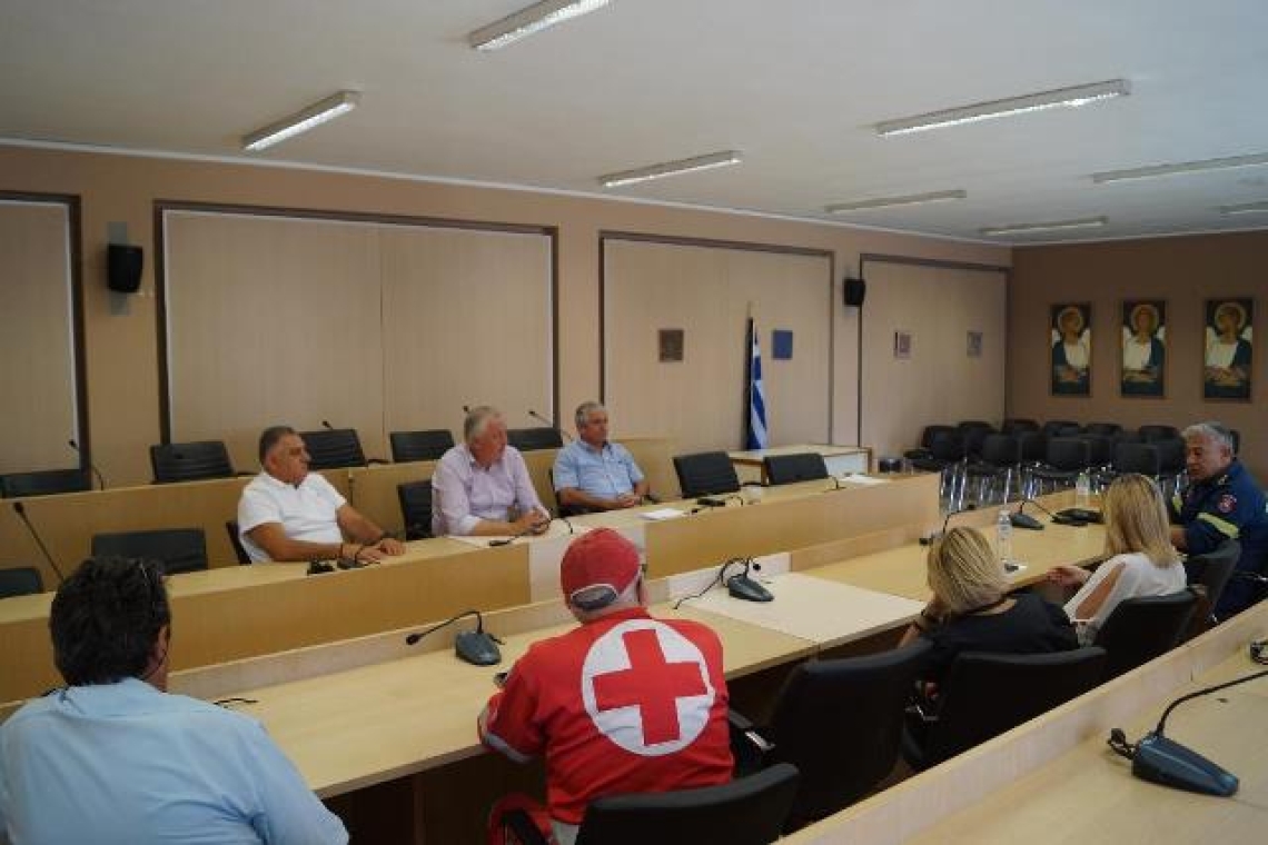 Αποτίμηση της αντιπυρικής περιόδου και σχεδιασμός ενόψει της χειμερινής στο Συντονιστικό Πολιτικής Προστασίας του Δήμου Ζίτσας 